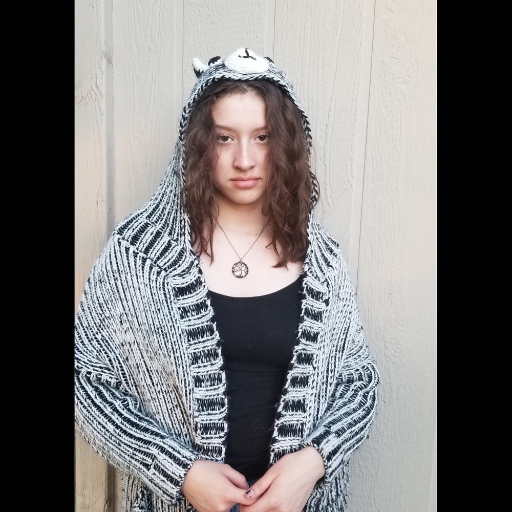 Paper Heart Donkey Thick Sweater